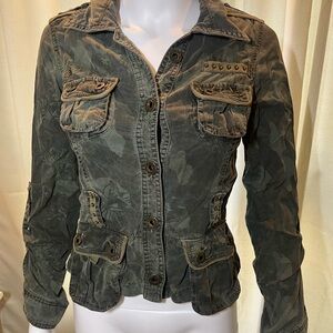 Guess Women's Olive Utility Jacket